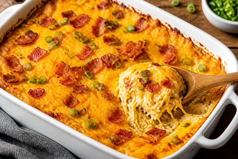 Keto Crack Chicken Casserole – Creamy, Cheesy, and Low-Carb Comfort