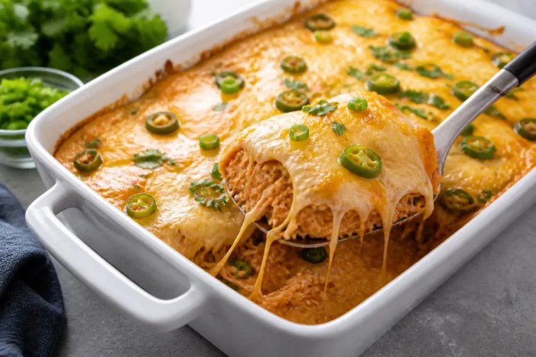 Keto Enchilada Casserole – A Cozy, Low-Carb Weeknight Favorite