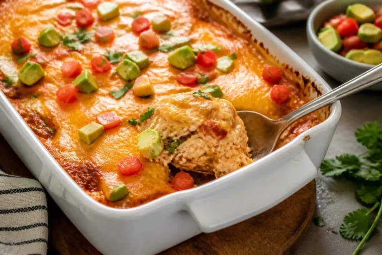 Keto Chicken Enchilada Casserole – Cozy, Low-Carb Comfort