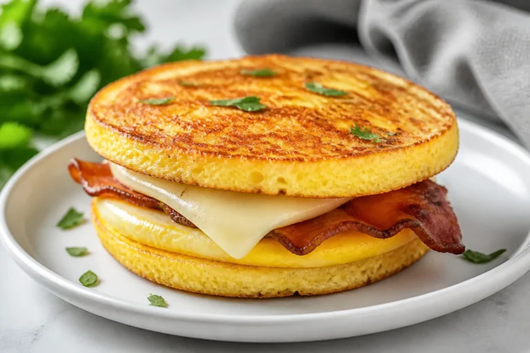 Keto Breakfast Sandwich – A Satisfying, Low-Carb Morning Staple