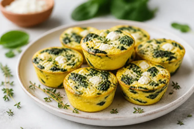 Keto Spinach and Feta Egg Bites – Simple, Savory, and Perfect for Meal Prep