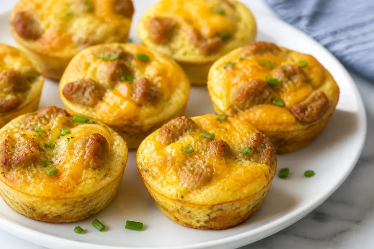 Keto Sausage Egg and Cheese Bites – Easy, Protein-Packed Breakfast