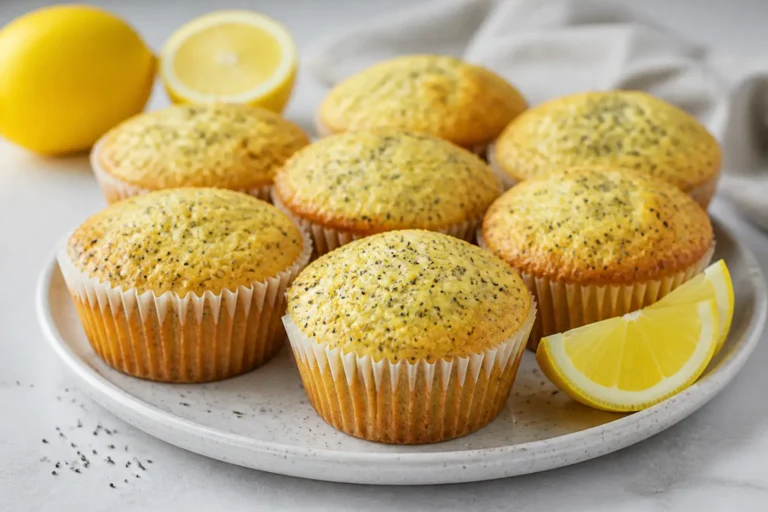 Keto Lemon Poppy Seed Muffins – Bright, Zesty, and Low-Carb