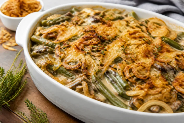Keto Green Bean Casserole – Comforting, Creamy, and Low-Carb
