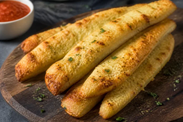 Keto Cheesy Garlic Breadsticks – Crispy, Cheesy, and Low-Carb
