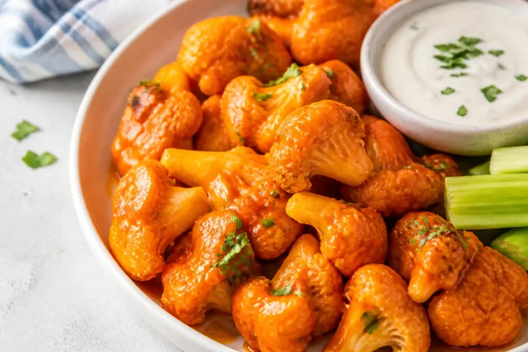 Keto Buffalo Cauliflower Bites – Crispy, Spicy, and Low-Carb