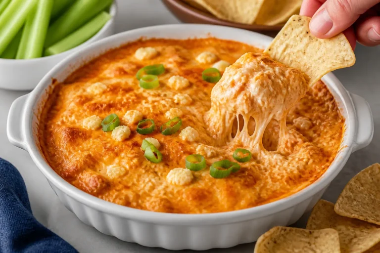 Keto Buffalo Chicken Dip – Creamy, Spicy, and Low-Carb