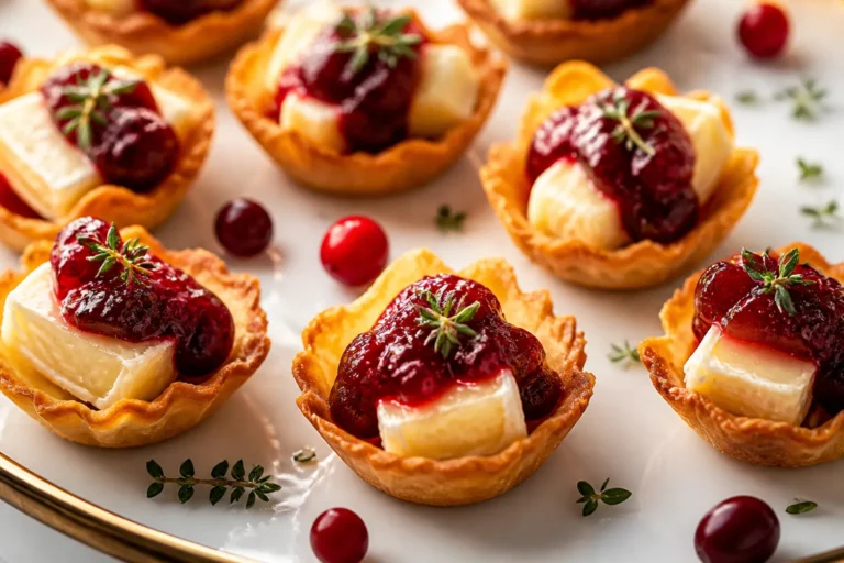 Keto Cranberry Brie Bites – A Festive, Low-Carb Appetizer