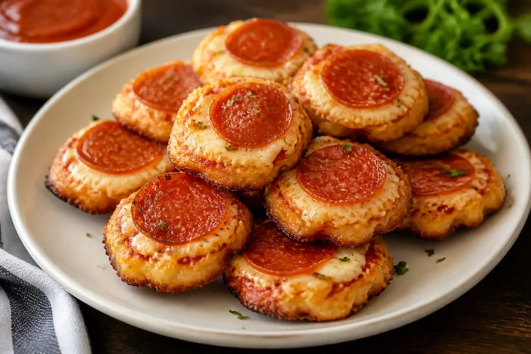 Keto Pepperoni Pizza Bites – Easy, Cheesy, and Low-Carb