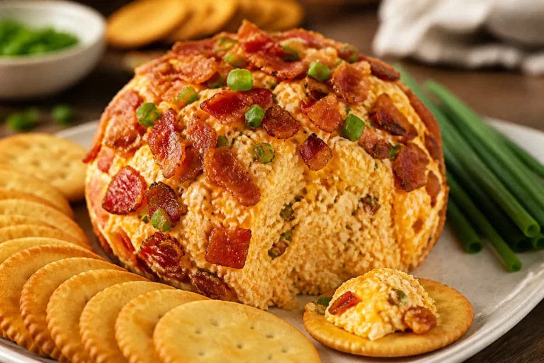 Keto Cheddar Bacon Ranch Cheese Ball – A Crowd-Pleasing Low-Carb Appetizer