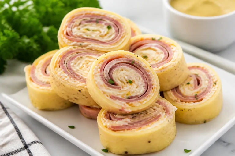 Keto Ham and Cheese Pinwheels – A Savory, Low-Carb Snack You’ll Love