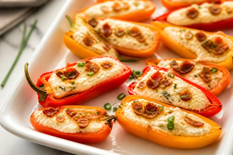 Keto Cream Cheese Stuffed Mini Peppers – Easy, Flavorful, and Low-Carb