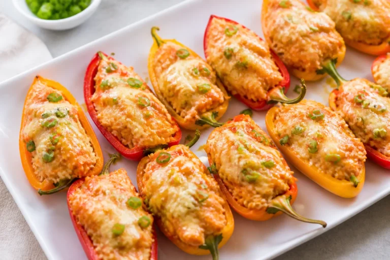 Keto Buffalo Chicken Stuffed Mini Peppers – Bold, Easy, Low-Carb Bites