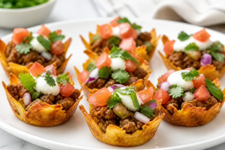 Keto Mini Taco Cups – Bite-Sized, Low-Carb Party Favorites