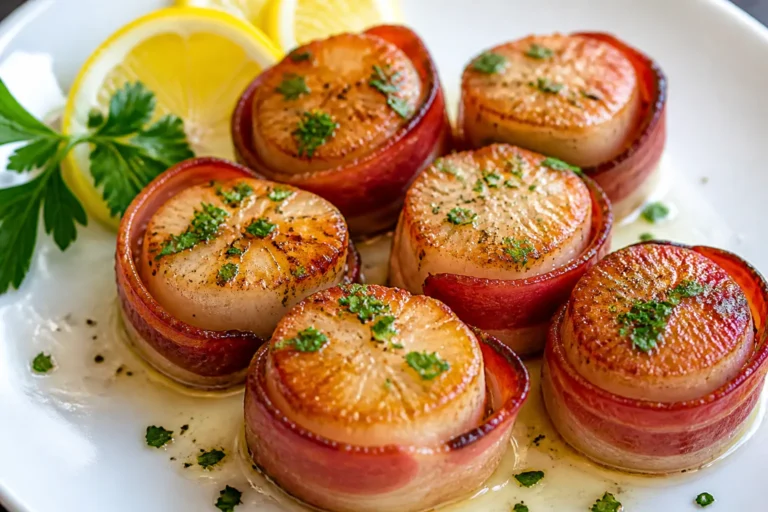 Keto Bacon Wrapped Scallops – Elegant, Fast, and Full of Flavor