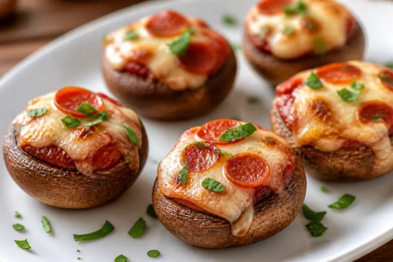 Keto Pizza Stuffed Mushrooms – A Fast, Flavor-Packed Low-Carb Favorite