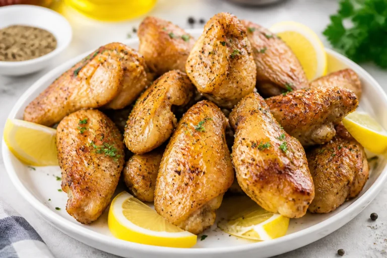 Keto Lemon Pepper Chicken Wings – Crispy, Zesty, and Low-Carb